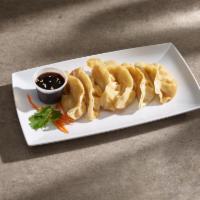 A3. Veggie Dumplings · 6 Pieces dumplings stuffed with vegetable, steamed or grilled. Vegan.
