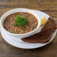Soup of the Day · Served with toasted sourdough bread. Please call the restaurant for today's selection.