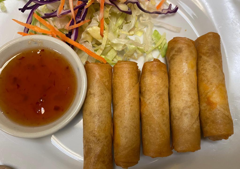 A2. Vegetable Rolls Appetizer · 5 pieces. Crispy vegetable spring rolls served with sweet and sour sauce.5