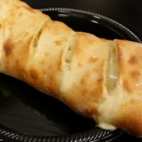 Sausage Roll · Sausage, onions, green peppers, mozzarella and marinara sauce. Includes mozzarella cheese an...