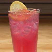 Pomberry Lemonade · House-made with fresh sparkling lemonade, pomegranate and blueberry.