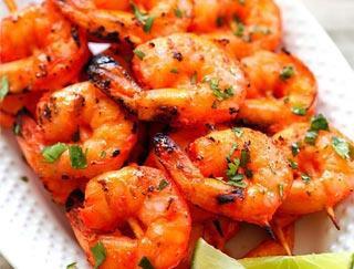 Shrimp Tandoori · Shrimps are marinated in South Indian masala and cooked from in tandoor.