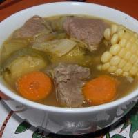 Caldo De Res Soup · Vegetables and beef