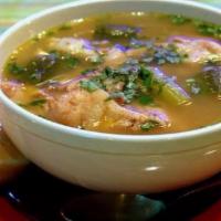 Caldo Chihuahua (Chicken breast soup) · Vegetables and Chicken
