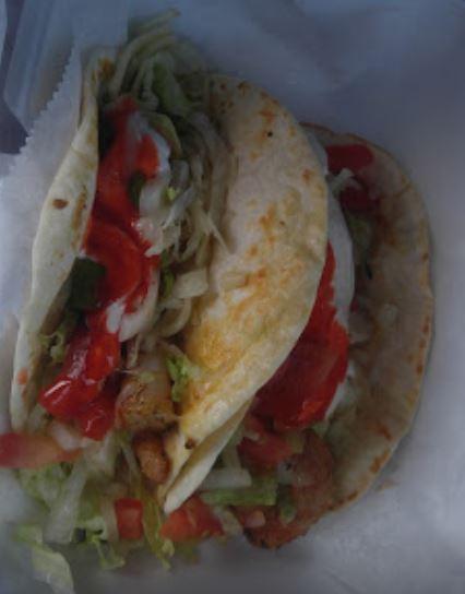 Fish Taco · Fresh hot corn tortilla. Includes salsa, lettuce, hot sauce and lime wedge.