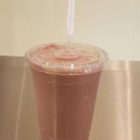 The Amazonian Premium Smoothie · Super food organic acai, banana, almond milk, organic agave and alkaline ice. Raw, vegan, gl...