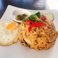 Fried RIce Spicy Basil · Fried rice spicy basil Spicy. Served with egg
