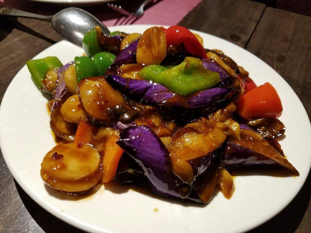 Chicken with Eggplant · Hot and spicy.