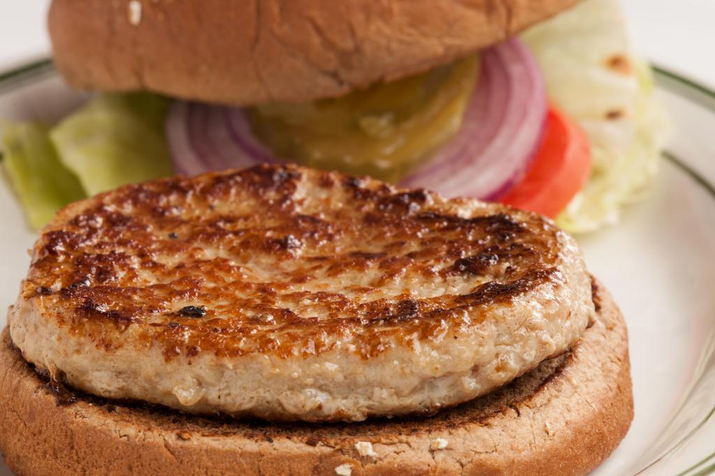 Gourmet Turkey Burger · 1/3 lb. ground turkey patty on a whole wheat bun with lettuce, tomato, onions, and pickles. Served with choice of side. Add cheese for additional charge.