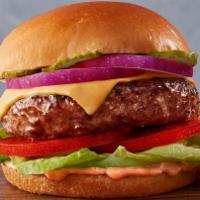 Beyond Burger · Plant-based burger that looks, cooks, and satisfies like beef without GMOs, soy, or gluten.