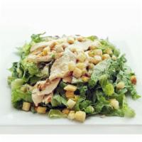 2. Caesar Salad with Chicken · Green salad with Caesar dressing, cheese and chicken.