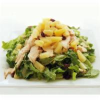 6. Chicken Pineapple Salad · Romaine, pineapple, celery, raisins and chicken.