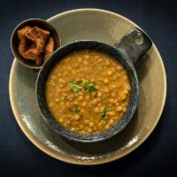 Lentil Soup · Our classic Moroccan inspired lentil soup served with pita croutons. (V, GF)