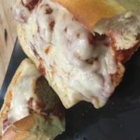 Meatballs Sub · Meatballs topped with our delicious marinara sauce and melted mozzarella cheese.