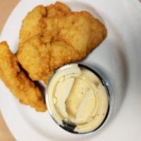 Chicken Fingers (4 pc.) · Served with Honey Mustard