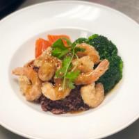 Teriyaki Shrimp w/ Rice · 