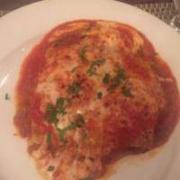 Lasagna Alla Bolognese · Bolognese sauce, beschamel, tomato and mozzarella.