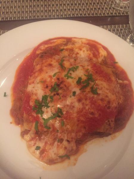 Lasagna Alla Bolognese · Bolognese sauce, beschamel, tomato and mozzarella.