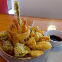Shrimp Tempura Appetizer · Lightly batter fried shrimp and vegetable.