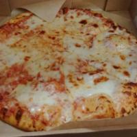 Cheese Gluten Free Crust Pizza · Organic tomato sauce and part-skim mozzarella.