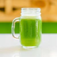 Early Green Boost Juice · Cucumber, kale, apple, pineapple, ginger and lemon.