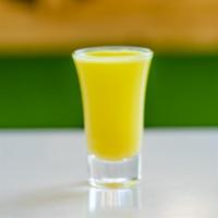 Ginger Shots · Pure ginger juice with lemon.