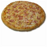 Hawaiian Pizza · Ham, a generous portion of pineapple and extra cheese. 