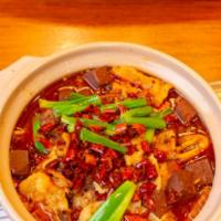 Szechuan Intestine Pot · Spicy.
