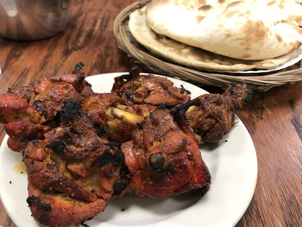 6 Piece Chicken Tikka · Served with bone in chicken pieces marinated with yogurt, spices and broiled in the oven. 