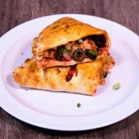 Build Your Own Calzone · Up to 4 free toppings.