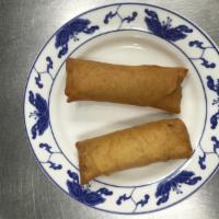 1. Vegetable Spring Rolls · 2 pieces.