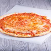 Cheese Pizza · Hand tossed, brick-oven baked using our housemade dough and all fresh ingredients.