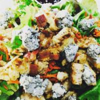 Cisco Kid Salad · Spring mix, grilled chicken, bacon, feta cheese, tomato, cucumber, carrot, purple cabbage an...
