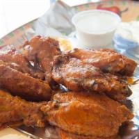 Buffalo Wings · 10 wings with our famous ranch dressing. 