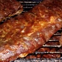 Ribs “True To Texas” Sandwich · Served With a generous portion of our slow hickory smoked meats, on our perfect in house hom...