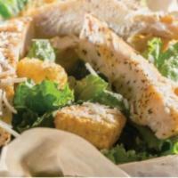 Caesar Salad · With lettuce, groutons and shredded cheese. Served with Caesar dressing on the side. Vegetar...