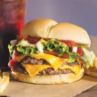 Wayback Classic Double Patties Cheeseburger · Double patties with 2 slides of cheese of your choice and up to 6 toppings.  Does not come w...