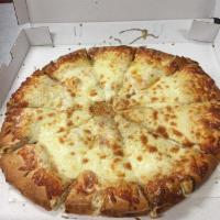 Large Chicago Style Stuffed Crust Pizza Special · With pepperoni, bacon, ham and Italian sausage.