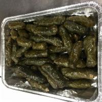 1 lb of Stuffed Grape Leafs · Authentic Middle Eastern Grape Leafs stuffed with lamb meat.