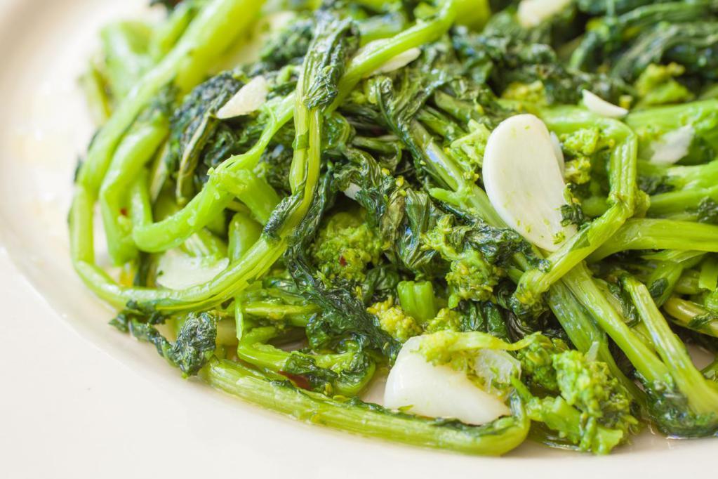 Broccoli Rabe · Sauteed with garlic and extra-virgin olive oil.