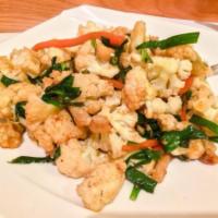 119. Chinese Cauliflower in Big Dish · Hot and spicy.