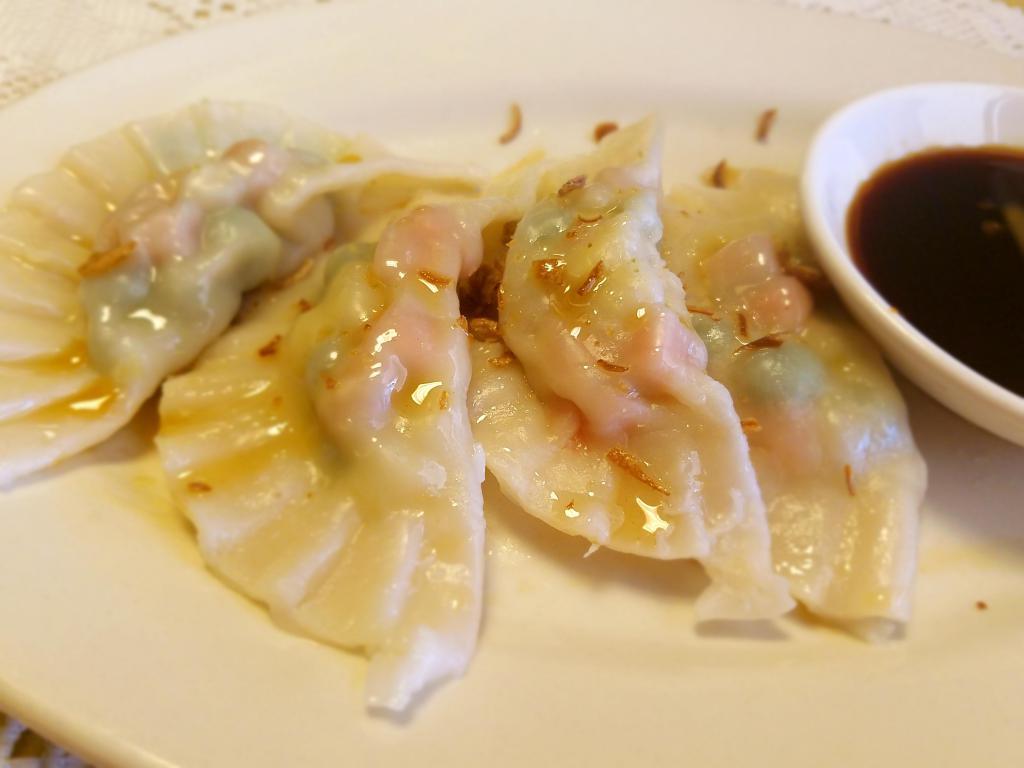 Steamed Vegetable Dumpling · Mixed vegetable dumplings with Thai soy sauce.