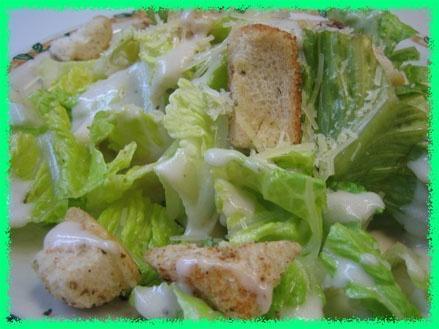 Caesar Salad · Romaine lettuce, homemade croutons, grated cheese and Caesar salad.
