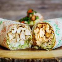 Chicken Avocado Wrap · Grilled chicken with avocado. Your choice of white or whole wheat tortilla with lettuce, tom...