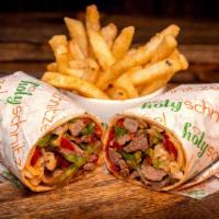 Pepper Steak Wrap · Sauteed peppers and onions.