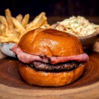 Pastrami Burger · 6 oz. patty with grilled pastrami.