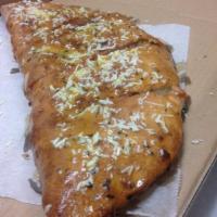Calzone · With your choice of sauce and up to 3 toppings.
