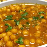 Chana Masala · Classic chickpea vegetarian curry.
