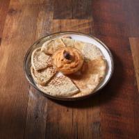 Roasted Red Pepper Hummus and Pita · 