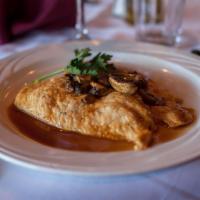 Chicken Marsala · Sauteed with wild mushrooms in a robust Marsala wine sauce. Served with mashed potatoes and ...